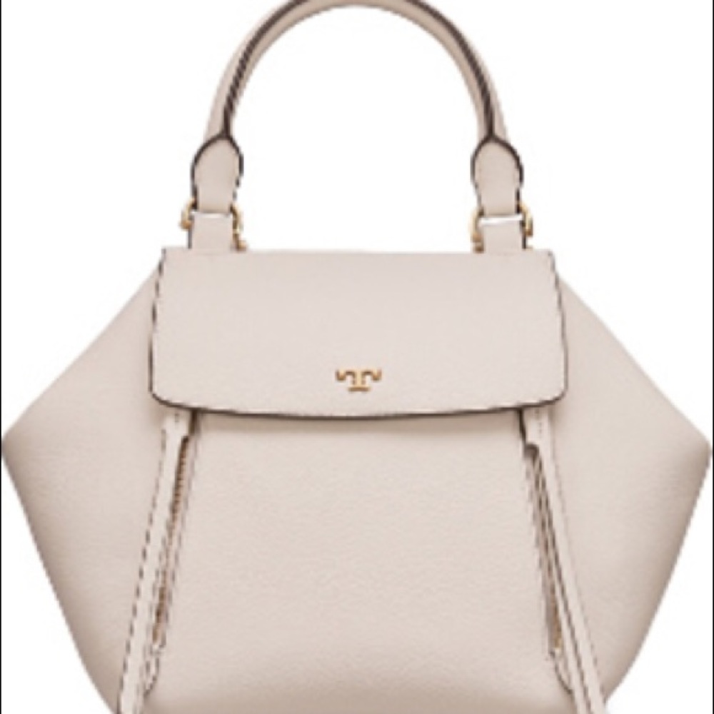 Tory Burch half moon satchel